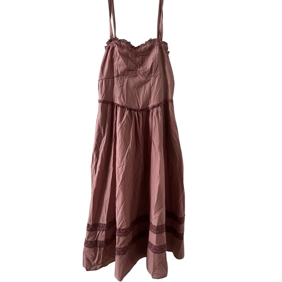 American Eagle Pink Midi Dress - Picture 2 of 4